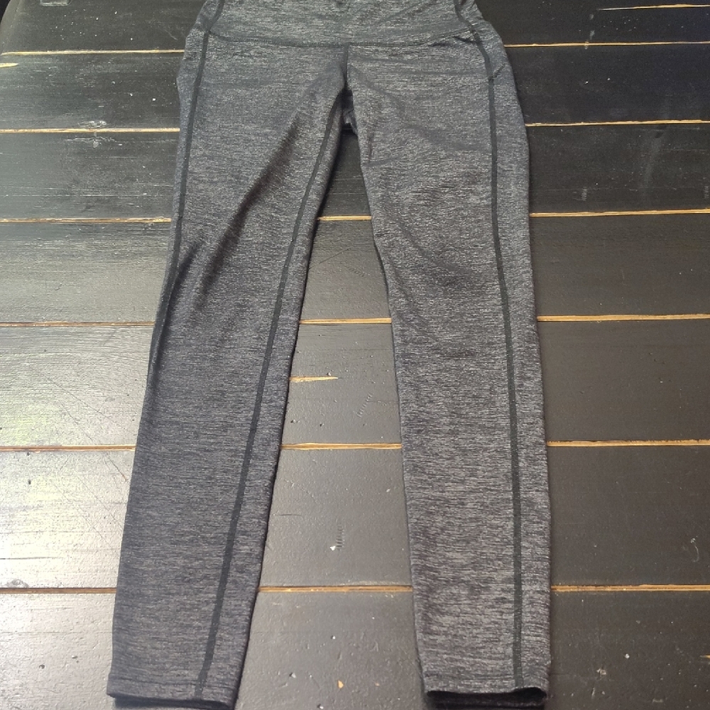 Athleta Charcoal Heather Leggings WOMEN'S ATHLETIC SPORTSWEAR ACTIVEWEAR